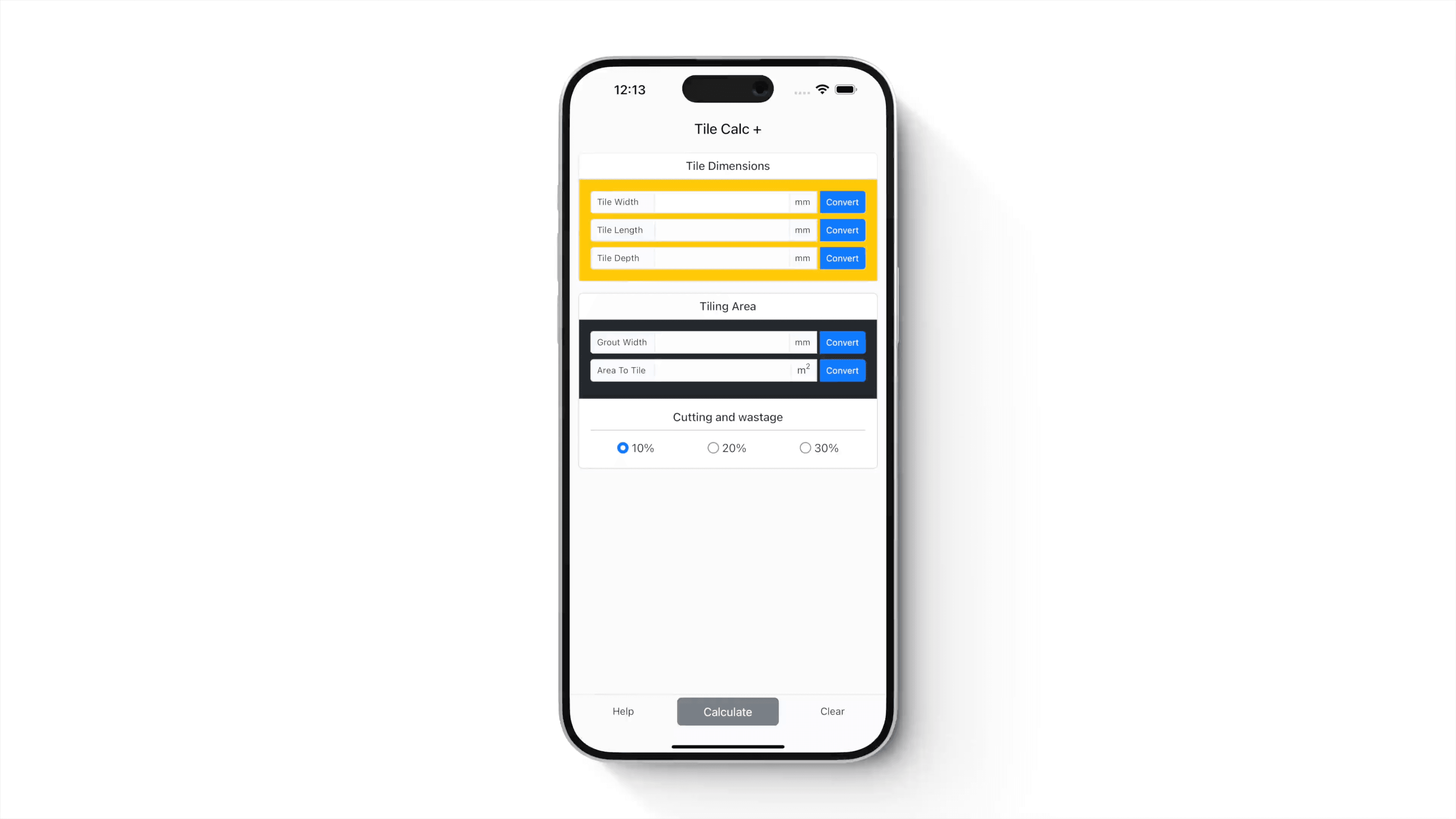 tile calc